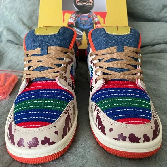 Cold Sins x Travis Scott Chucky the Slayer lows Sneakers - Picture 11 of 13